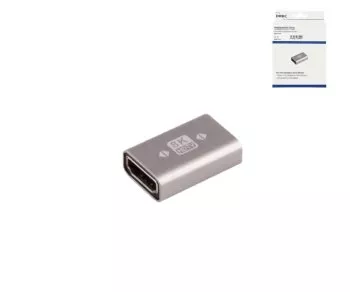 DINIC HDMI-A Verbinder, 8K, Metall HDMI-A Buchse auf Buchse, 8K 60Hz / 4K 120Hz, DINIC Box mit Euroloch